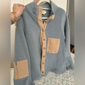 Revolve sweater jacket from line and dot.